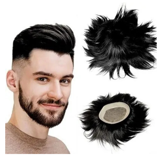 Natural Synthetic Hair Wig Soft Stylsh Lightwght Daily Wear Look