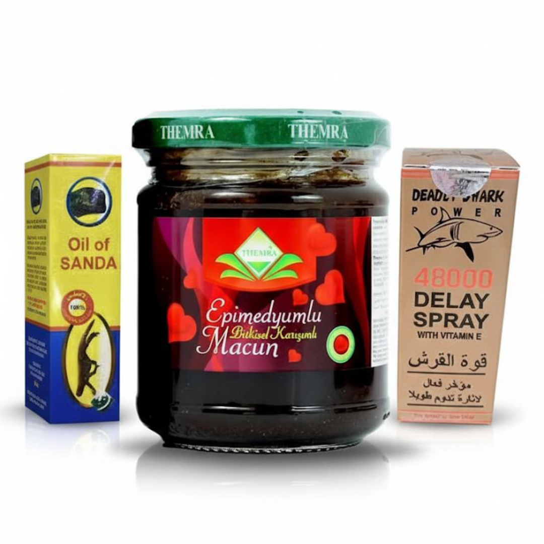 Big Offer 2 Turkish Macun Sanda Oil Spray Deal Set Offer